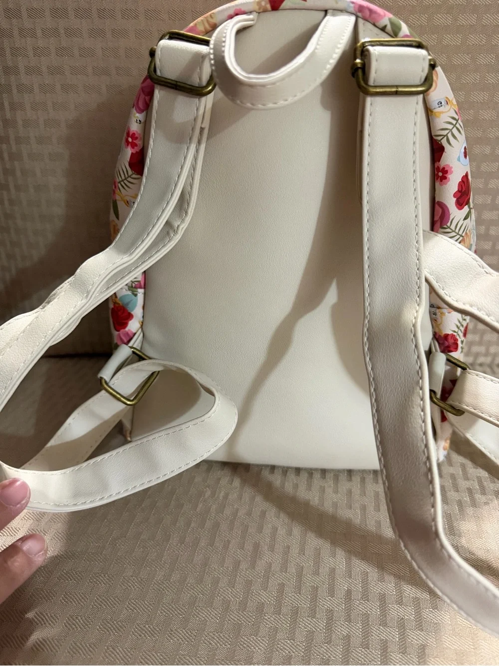 Disney Beauty and the Beast Floral Mini Backpack